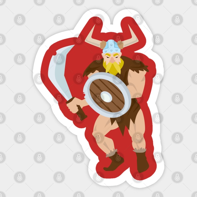 Viking warrior Sticker by holidaystore